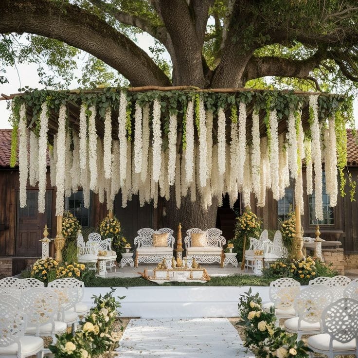 Beautifully Decorated Wedding Venue at Nirmal's Saptapadi Resort